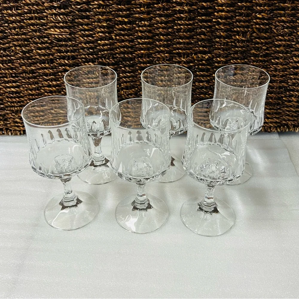 Vintage 70’s (1976) Schott-Zwiesel Tosca Claret Wine Glasses Set of 6